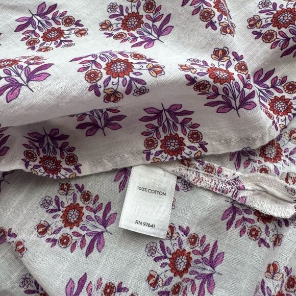 J.Jill Utility Popover Shirt Size Medium Cotton - Picture 6 of 13